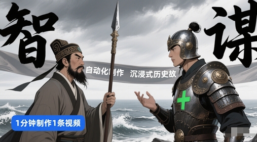 （5.23）扣子工作流一键生成沉浸式历史故事，一天工作量，3分钟搞定