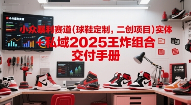 （6.12）小众暴利赛道(球鞋定制，二创项目)实体+私域2025王炸组合  交付手册